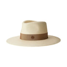 Chapeau Charles timeless Cuenca hat in cream with brown band, perfect for summer outings and stylish fashion.