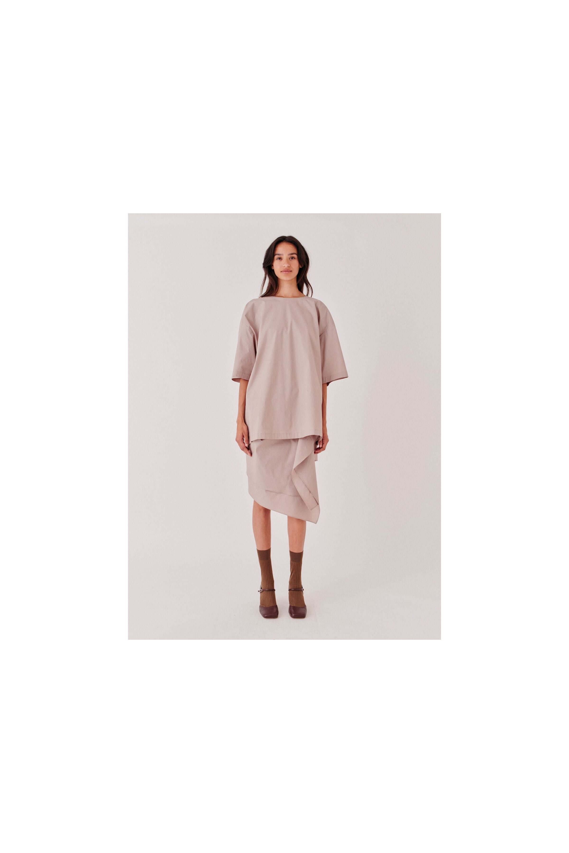 Cyprus Side Drape Skirt