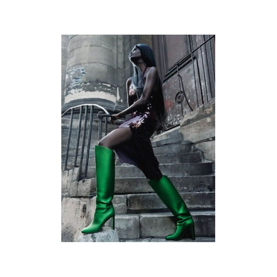 Bottes Adriana Metallica