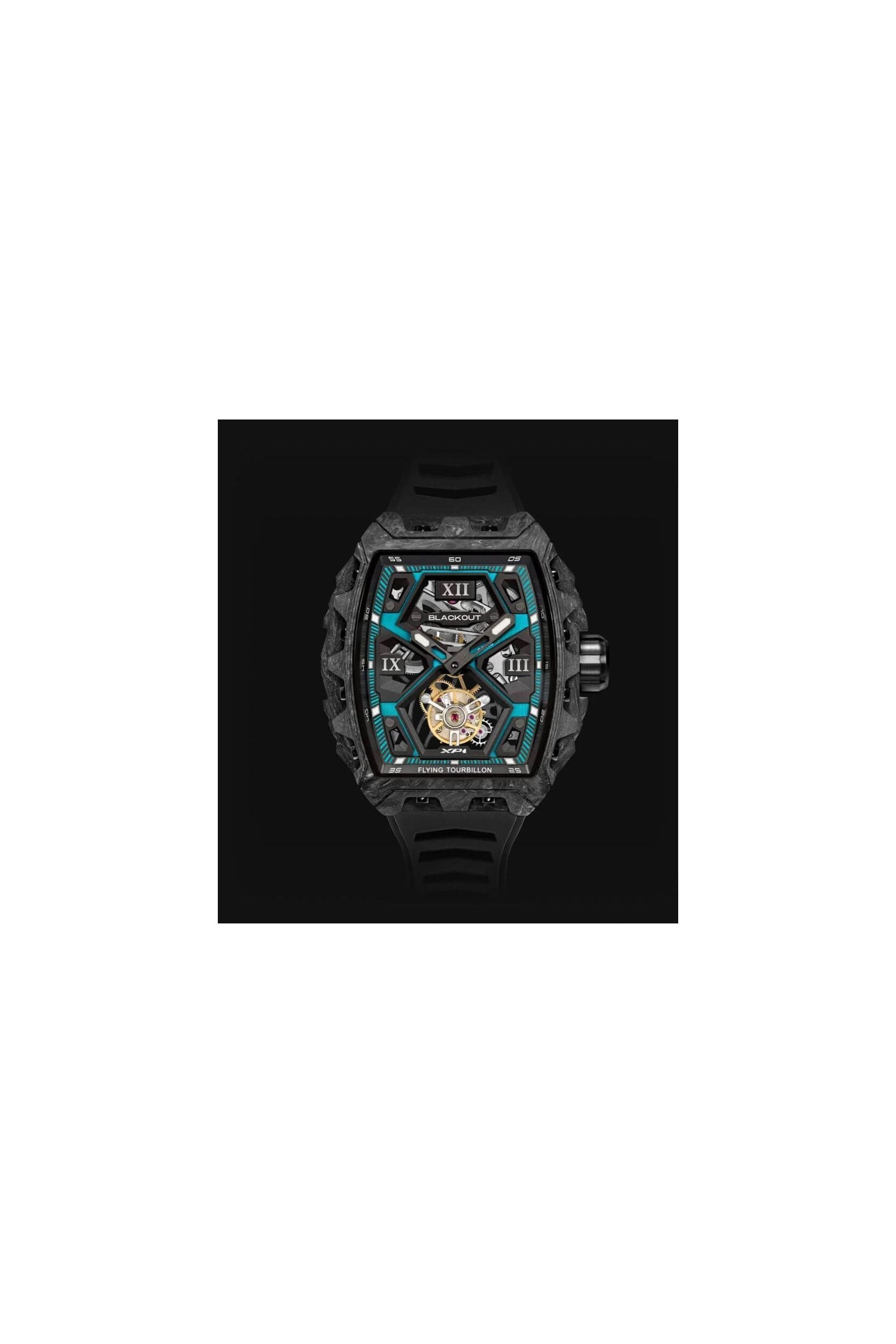 Xp1 Blackout Geneve Watch Montre XP1 Tourbillon LT Frozen Blue