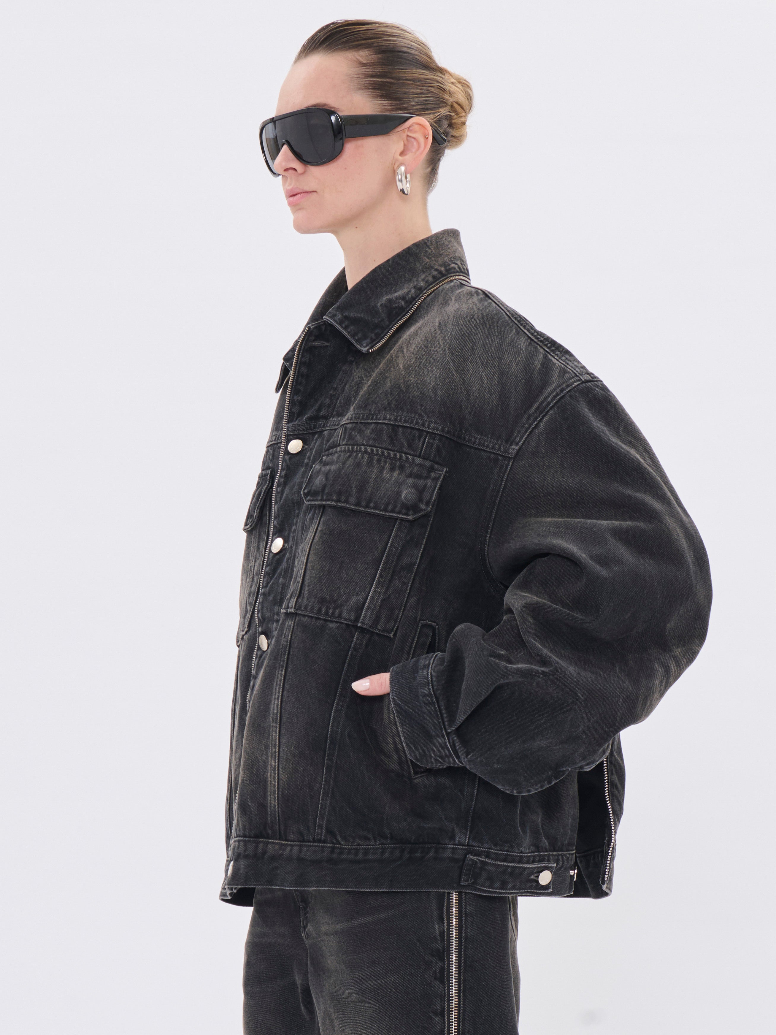 LEGACY ZIP JACKET VINTAGE BLACK