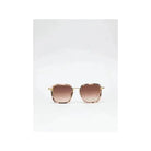 Lunettes de soleil Whitney C140, monture rose tortoise et détails en or rose 22 carats, élégance et protection des yeux.