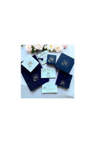 Elegant packaging for Bracelet Jardin, featuring boxes and authenticity certificate on floral background.