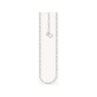 Chaîne en argent 925 recyclé, ajustable, idéale pour charms et bijoux, finition élégante.