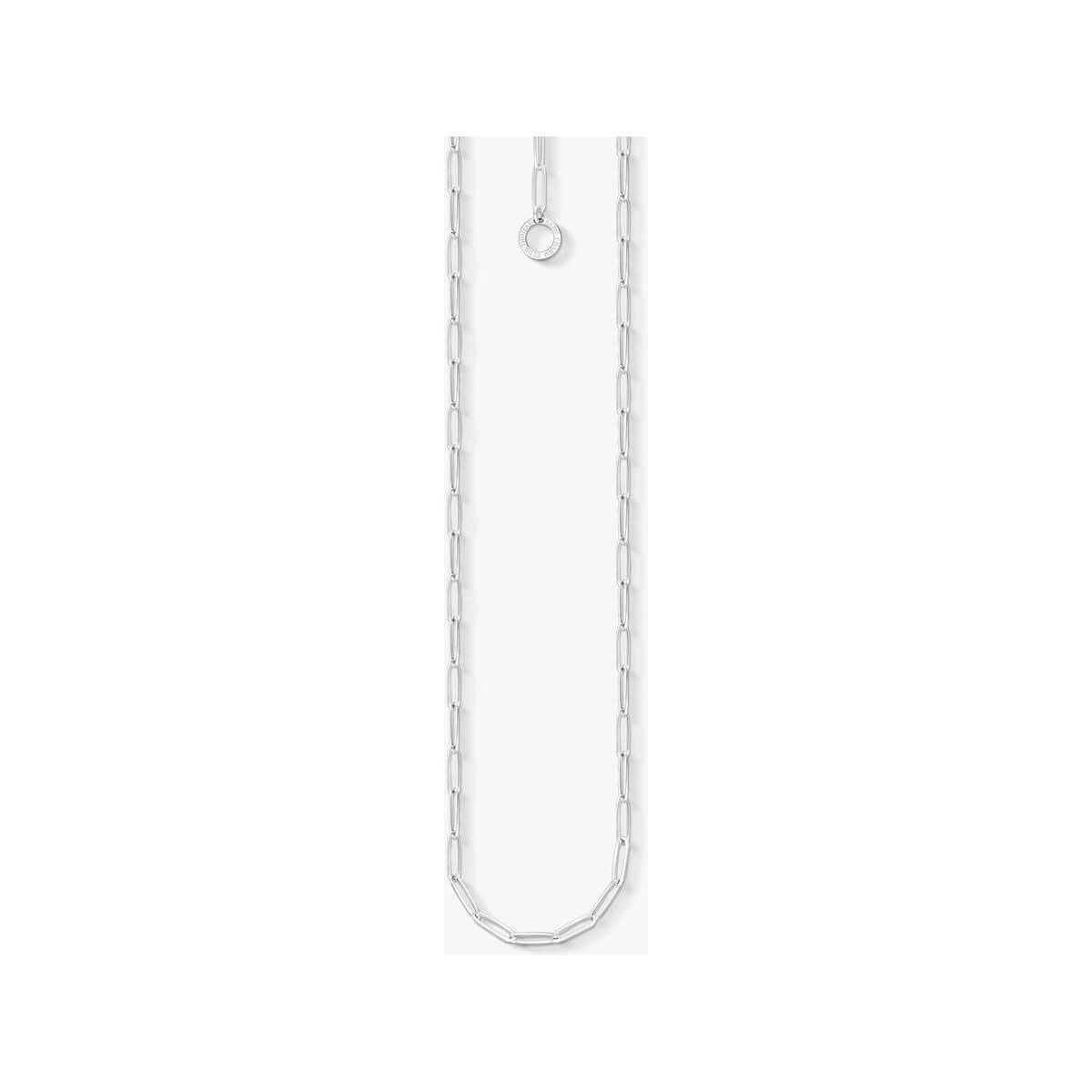 Chaîne en argent 925 recyclé, idéale pour charms et bijoux, ajustable, avec fermoir à mousqueton.