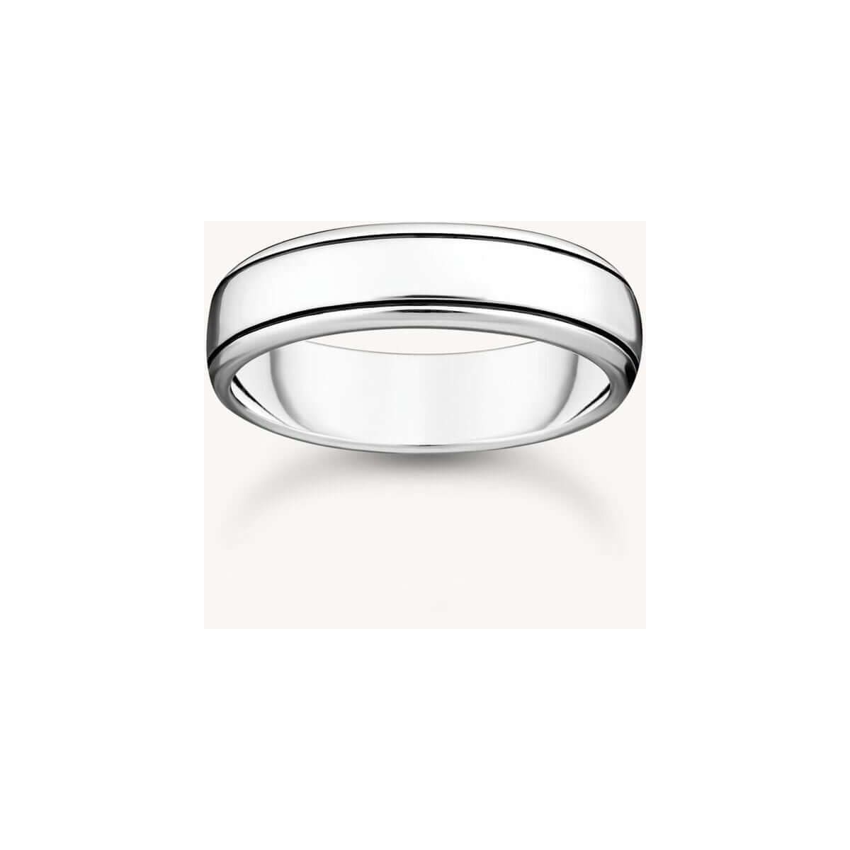 Bagues avec lignes en argent recyclé, design minimaliste et épuré, taille 48 à 68.