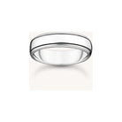 Bagues avec lignes en argent recyclé, design minimaliste et épuré, taille 48 à 68.