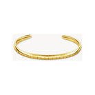 Bracelet jonc peau de serpent or, élégant et minimaliste avec motif graphique, bijou exclusif THOMAS SABO.