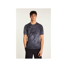 Stylish Marquez T-Shirt in a dark tie-dye pattern, made from 100% organic cotton for comfort and breathability.