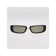 Lunettes de soleil Flick en noir avec verres gris, élégance et protection UV à 100%.