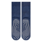Chaussettes Homepads FALKE bleues avec semelle antidérapante en silicone pour un confort optimal à la maison.