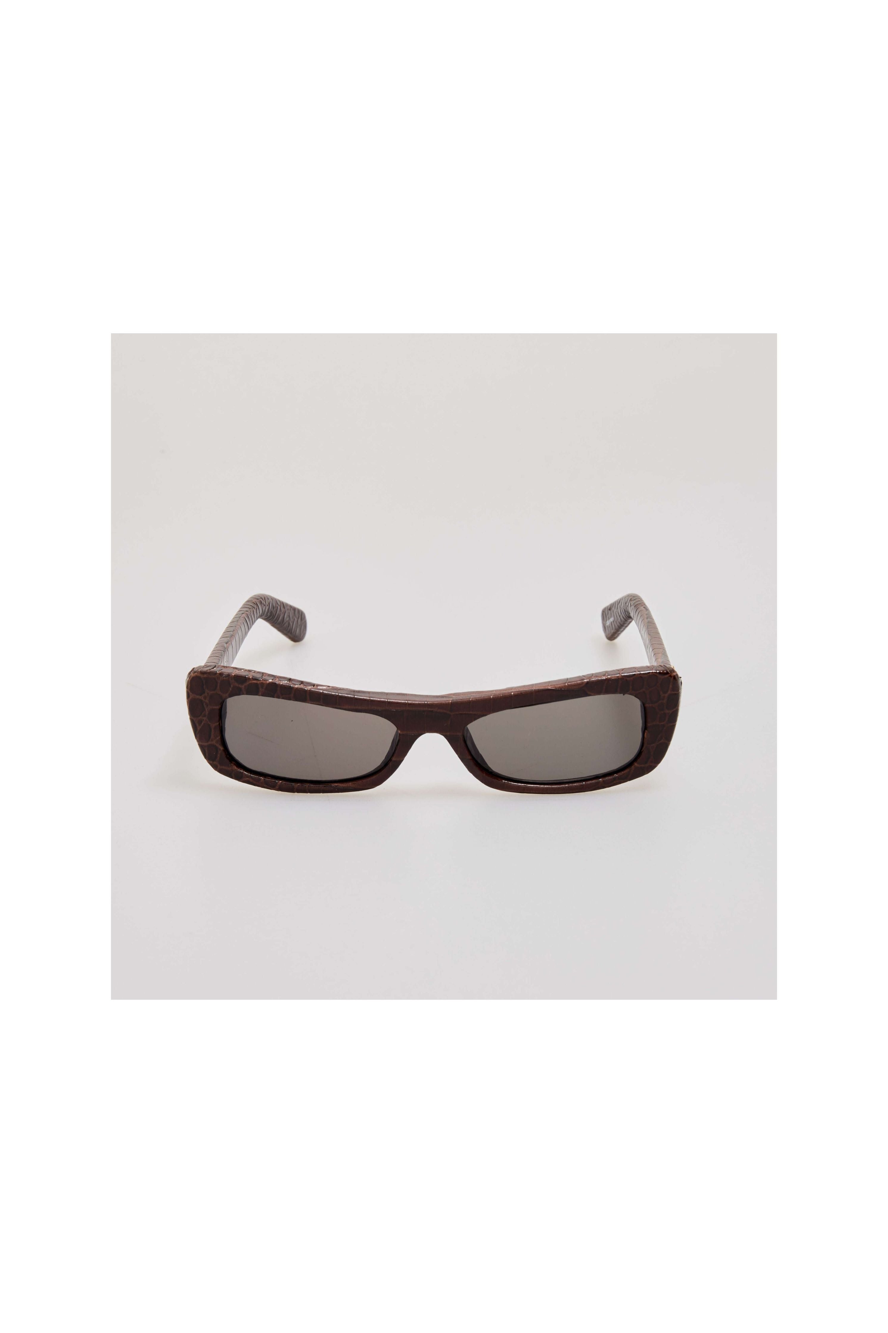CAPRI BROWN CROC/ GOLD/ BROWN