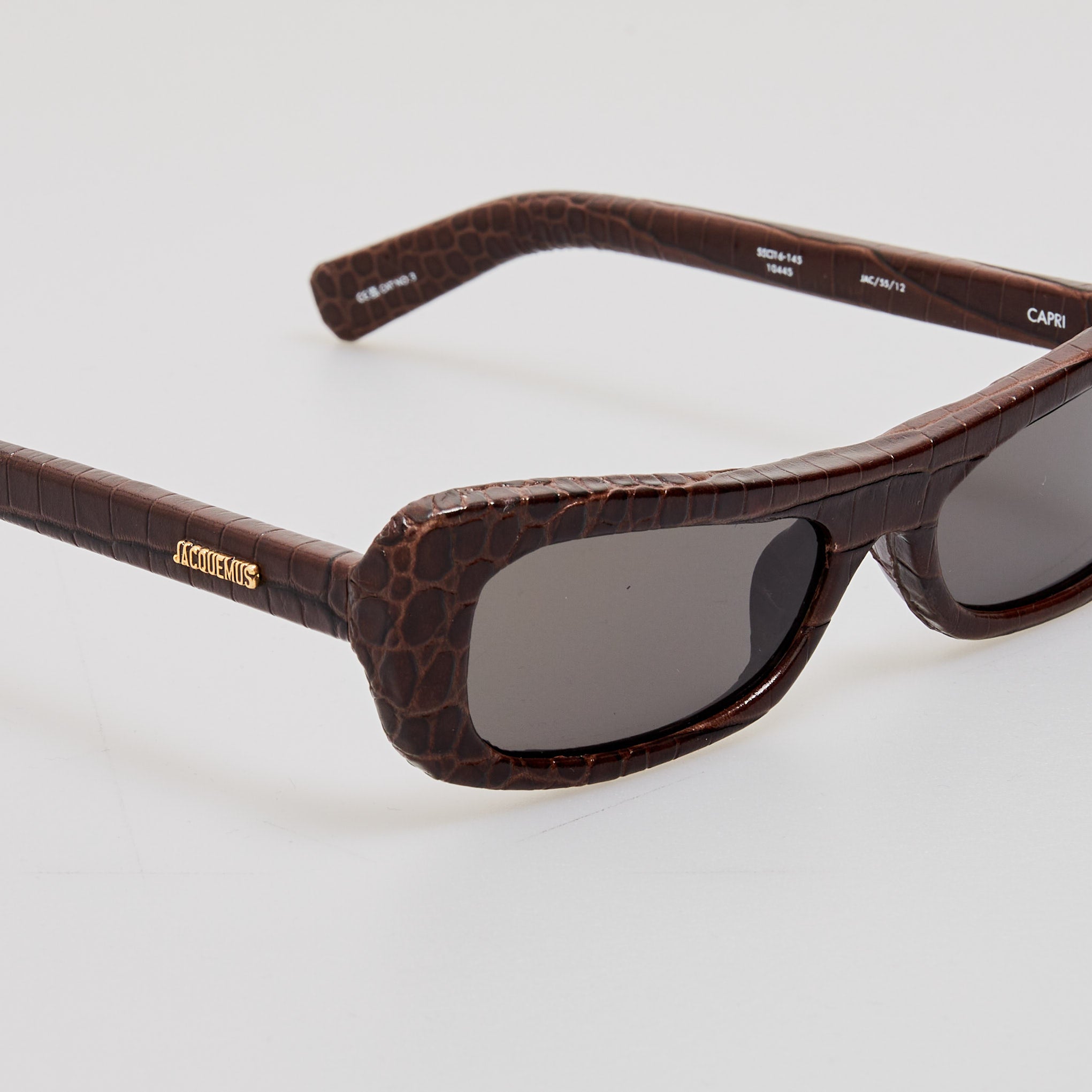 CAPRI BROWN CROC/ GOLD/ BROWN