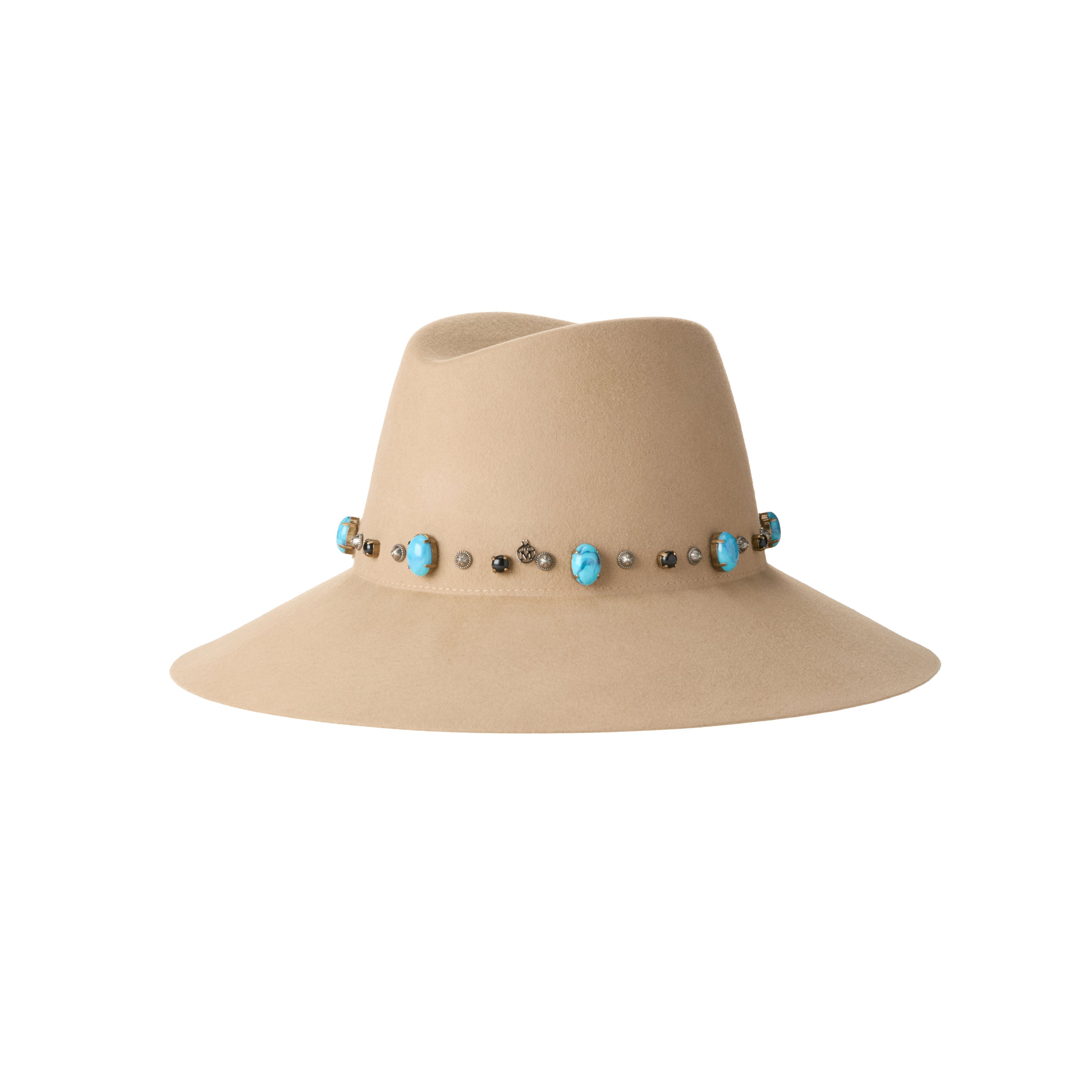 Kate Hat stone & Studs On Felt #Wool