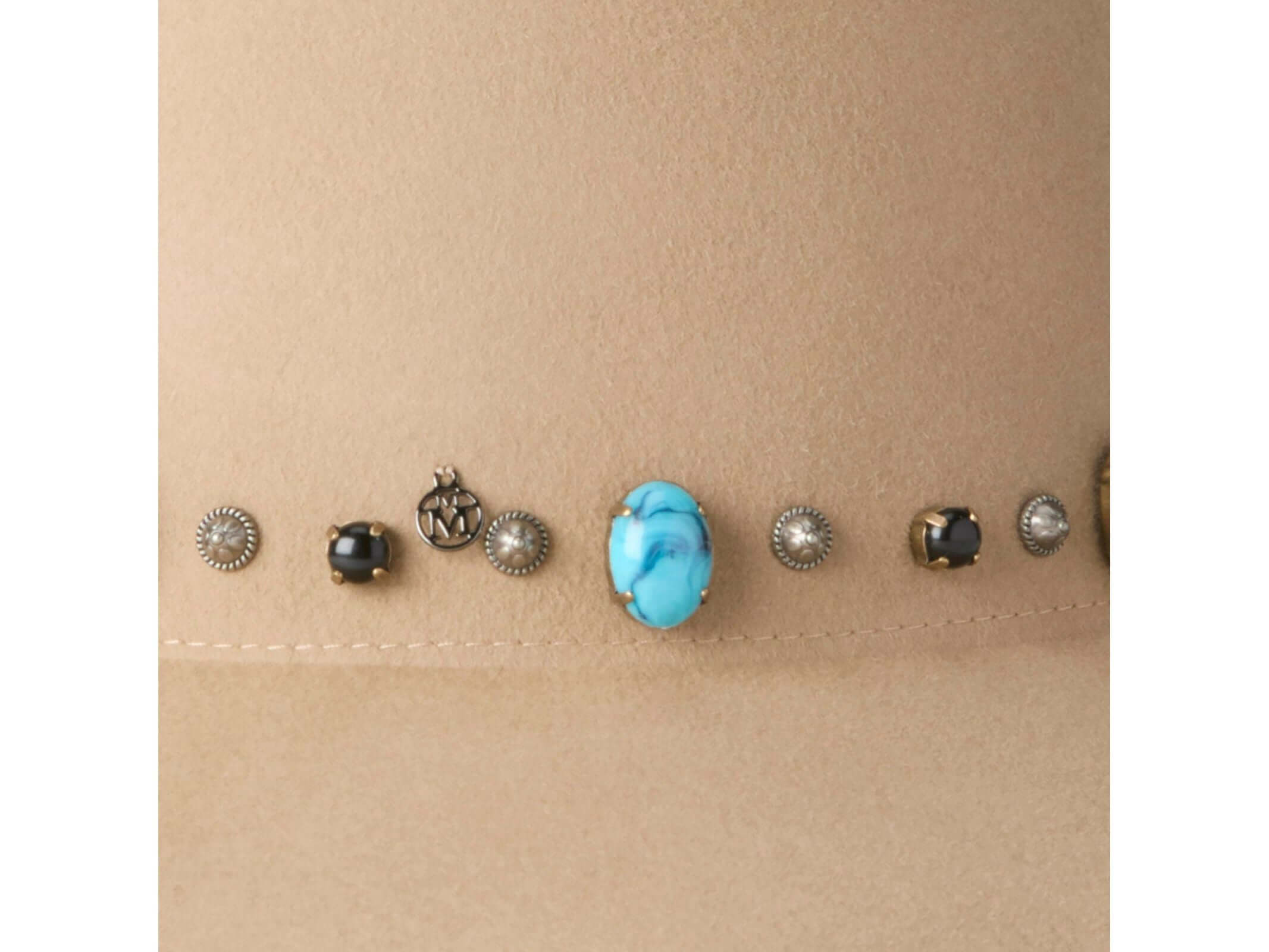 Kate Hat stone & Studs On Felt #Wool