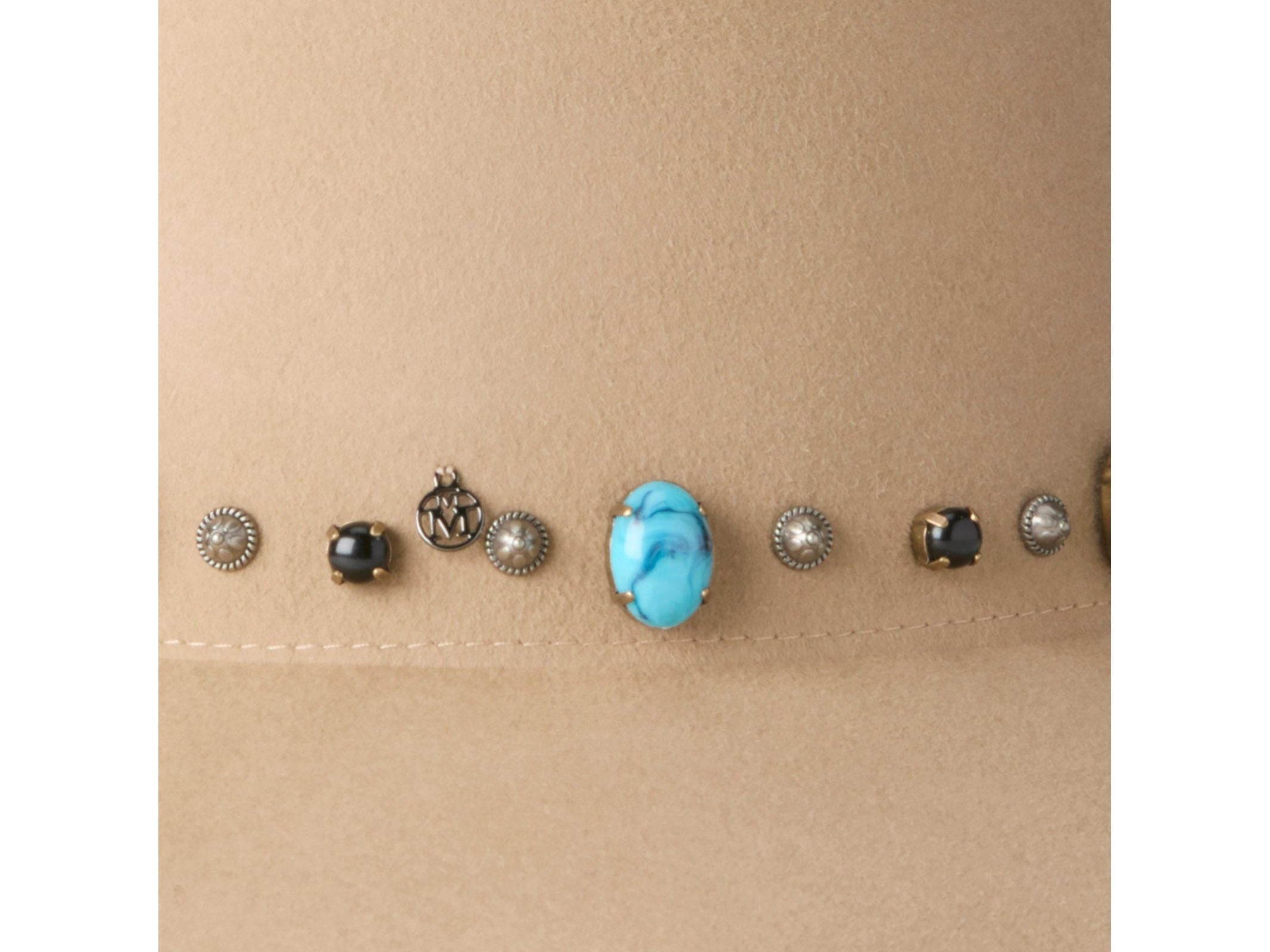 Kate Hat stone & Studs On Felt #Wool