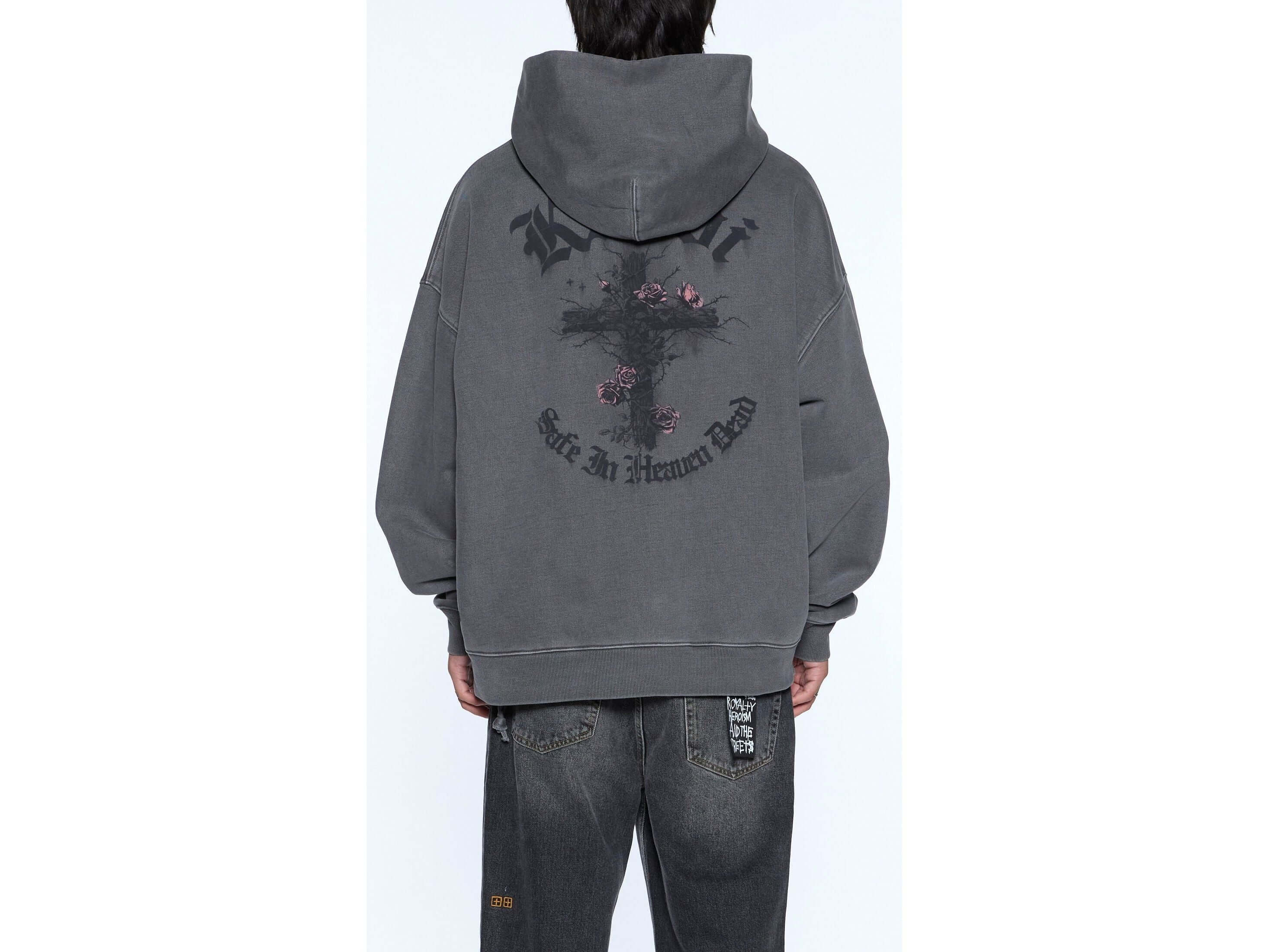 THORNED EKCESS HOODIE CHARCOAL