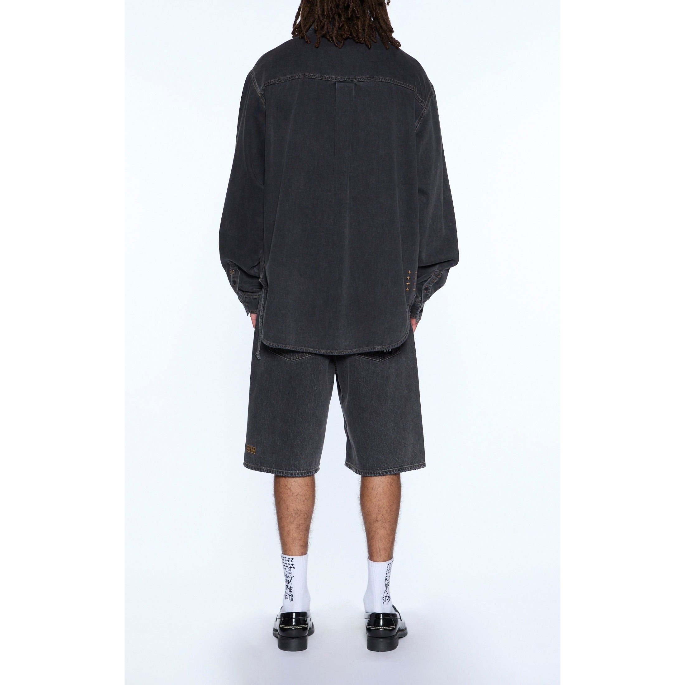 VULTURE DENIM LS SHIRT BAXTER BLACK