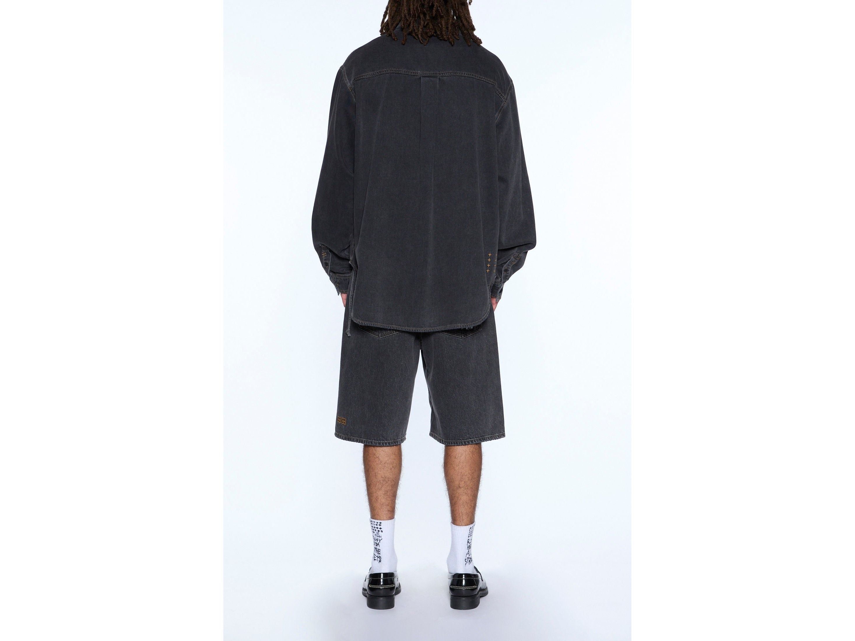 VULTURE DENIM LS SHIRT BAXTER BLACK