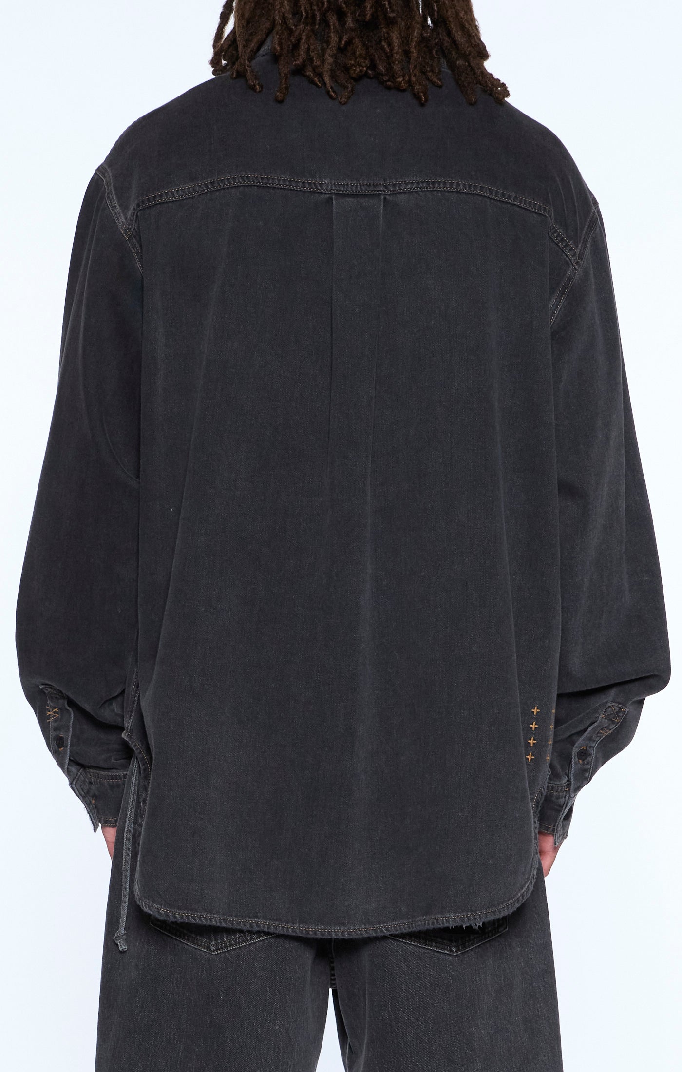 VULTURE DENIM LS SHIRT BAXTER BLACK