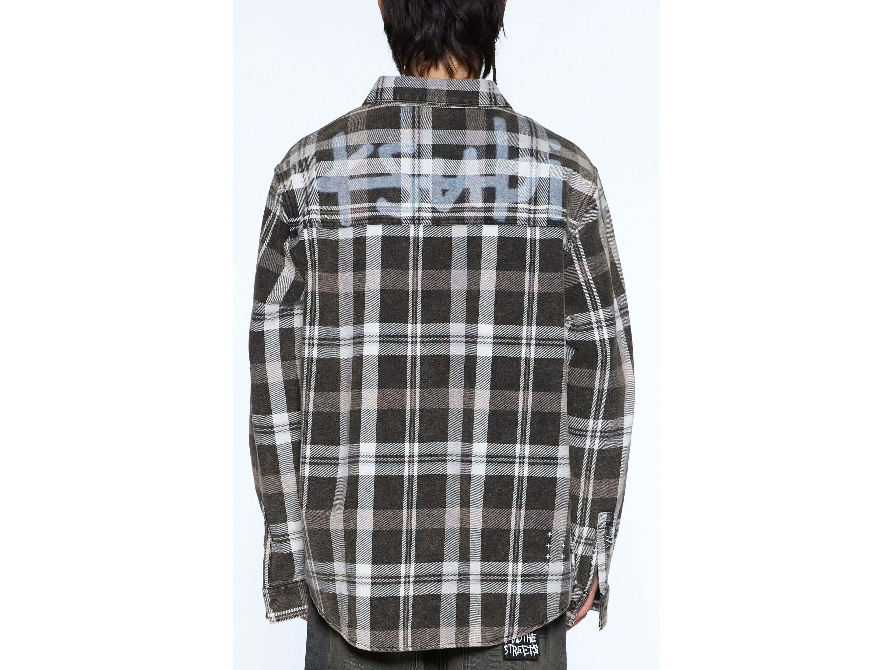 ROSEBOWL LS SHIRT 1999 BLACK CHECK
