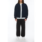 intruder bomber jacket navy
