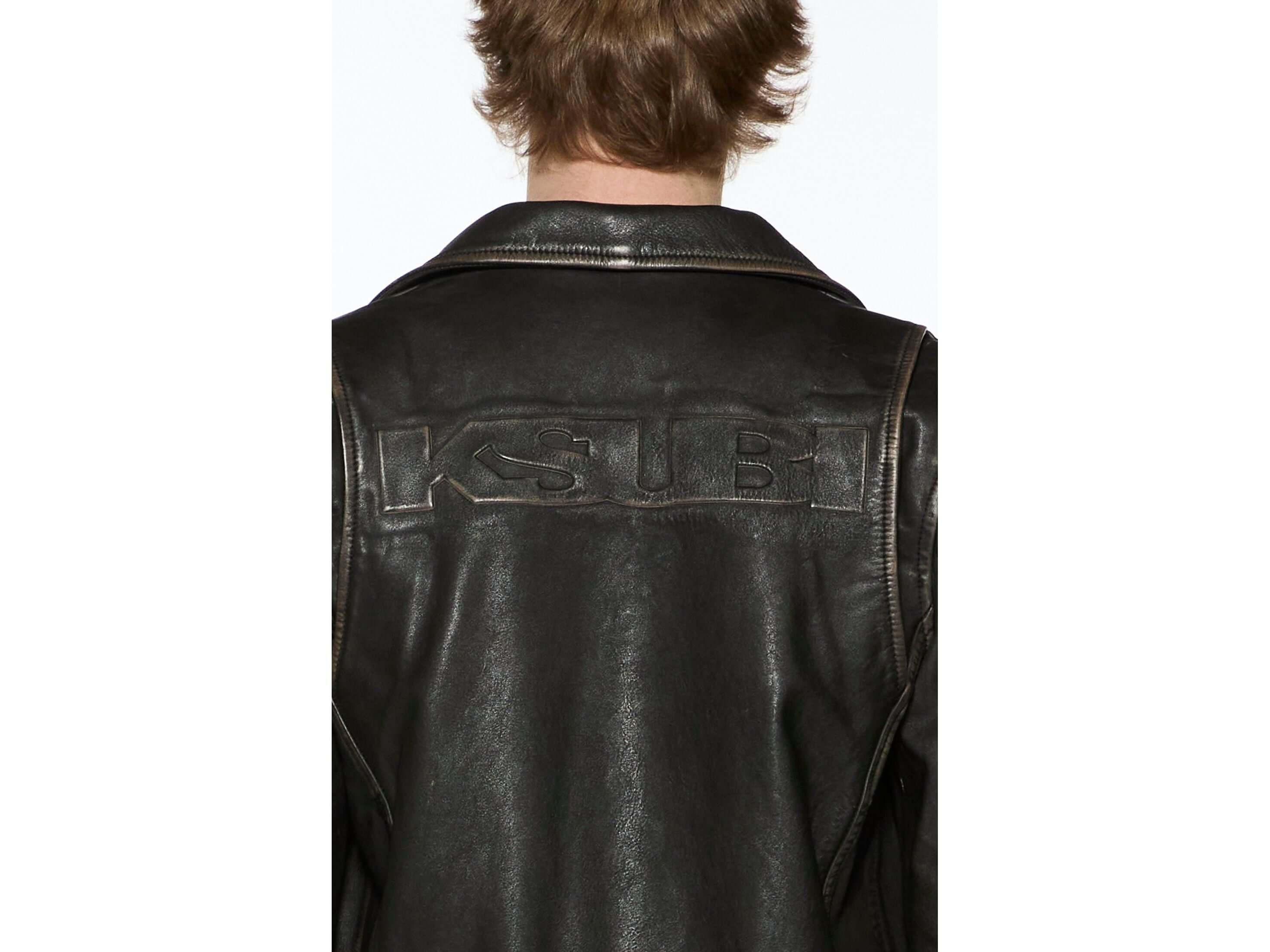 sott capitol leather jacket black