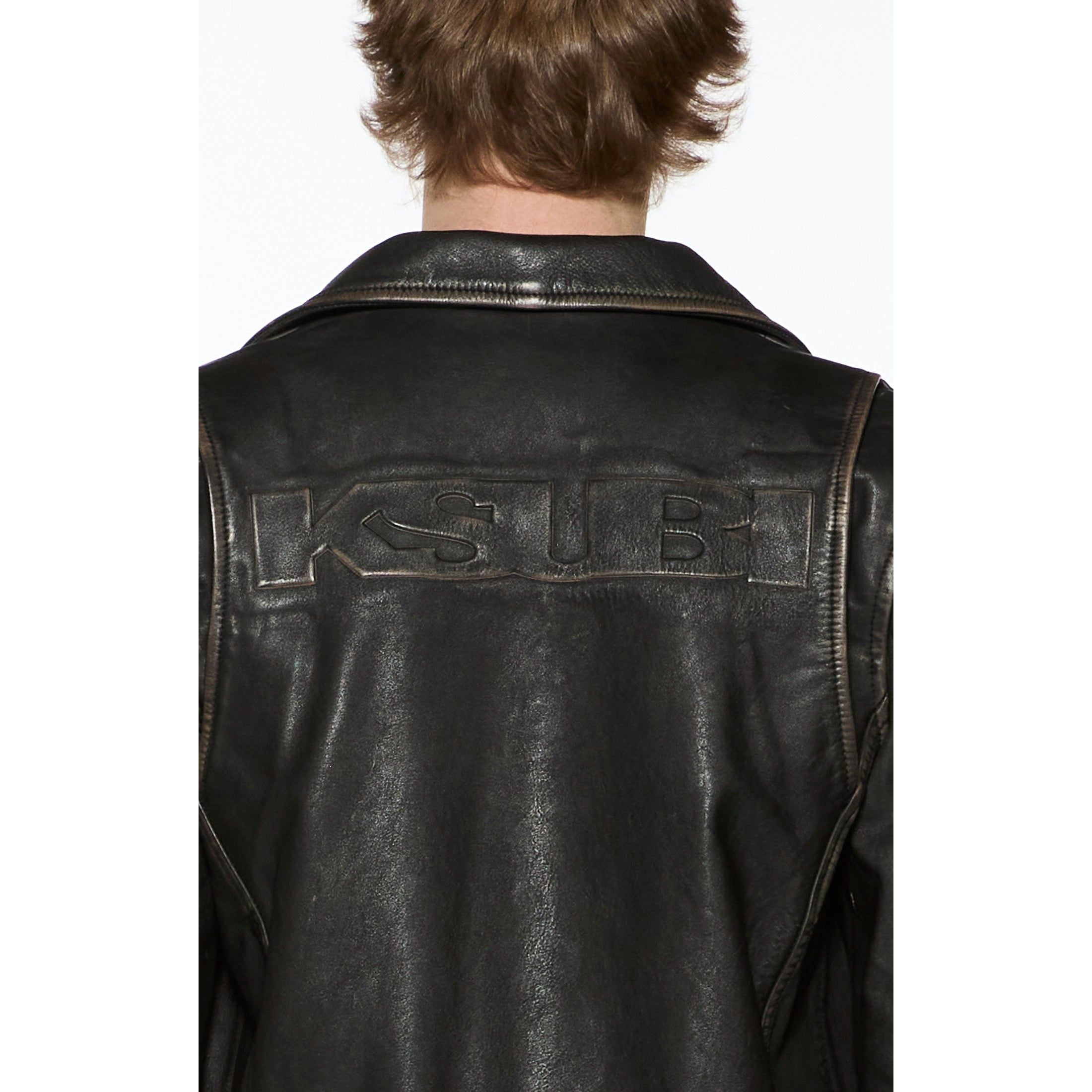 sott capitol leather jacket black