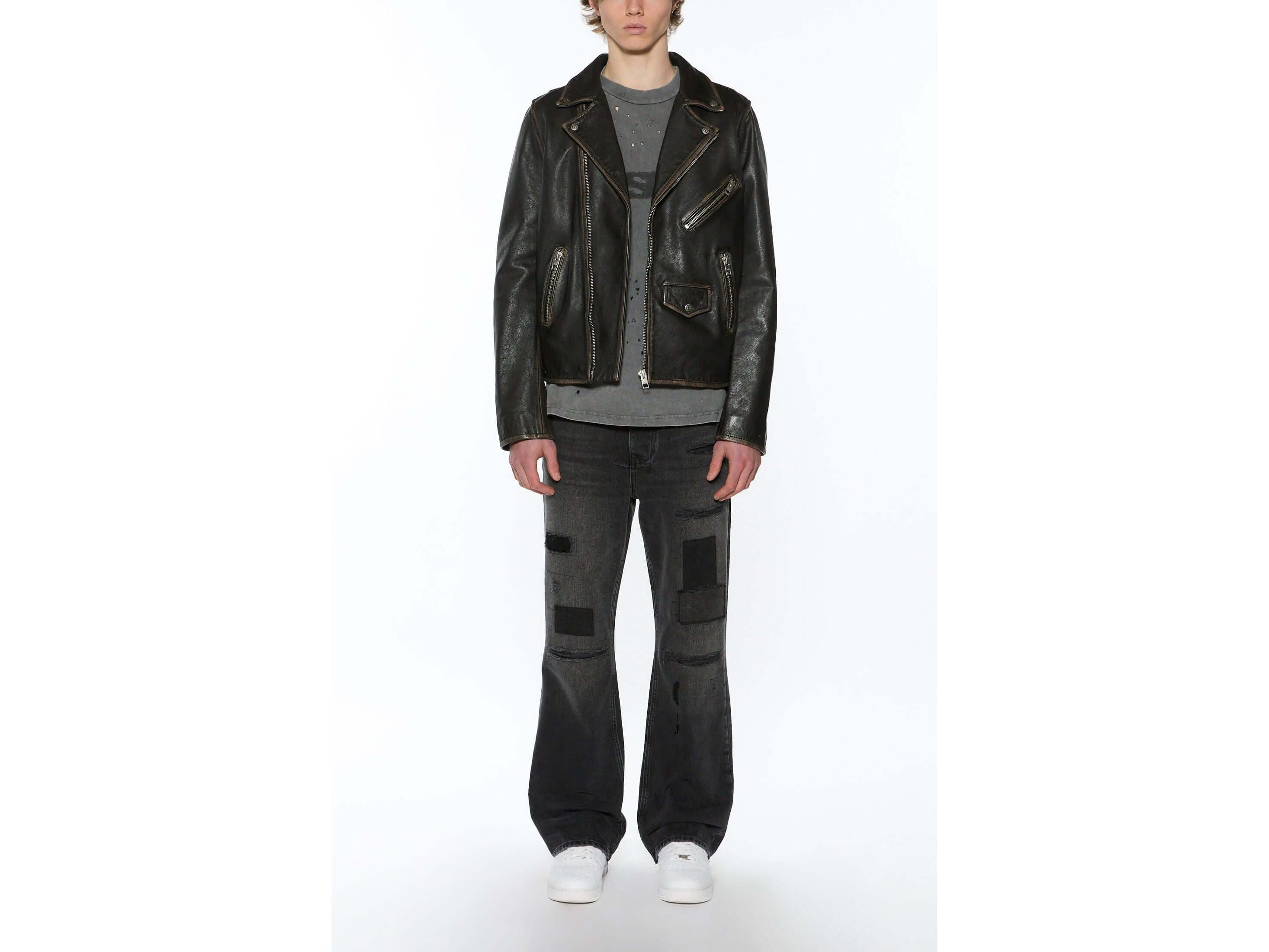 sott capitol leather jacket black