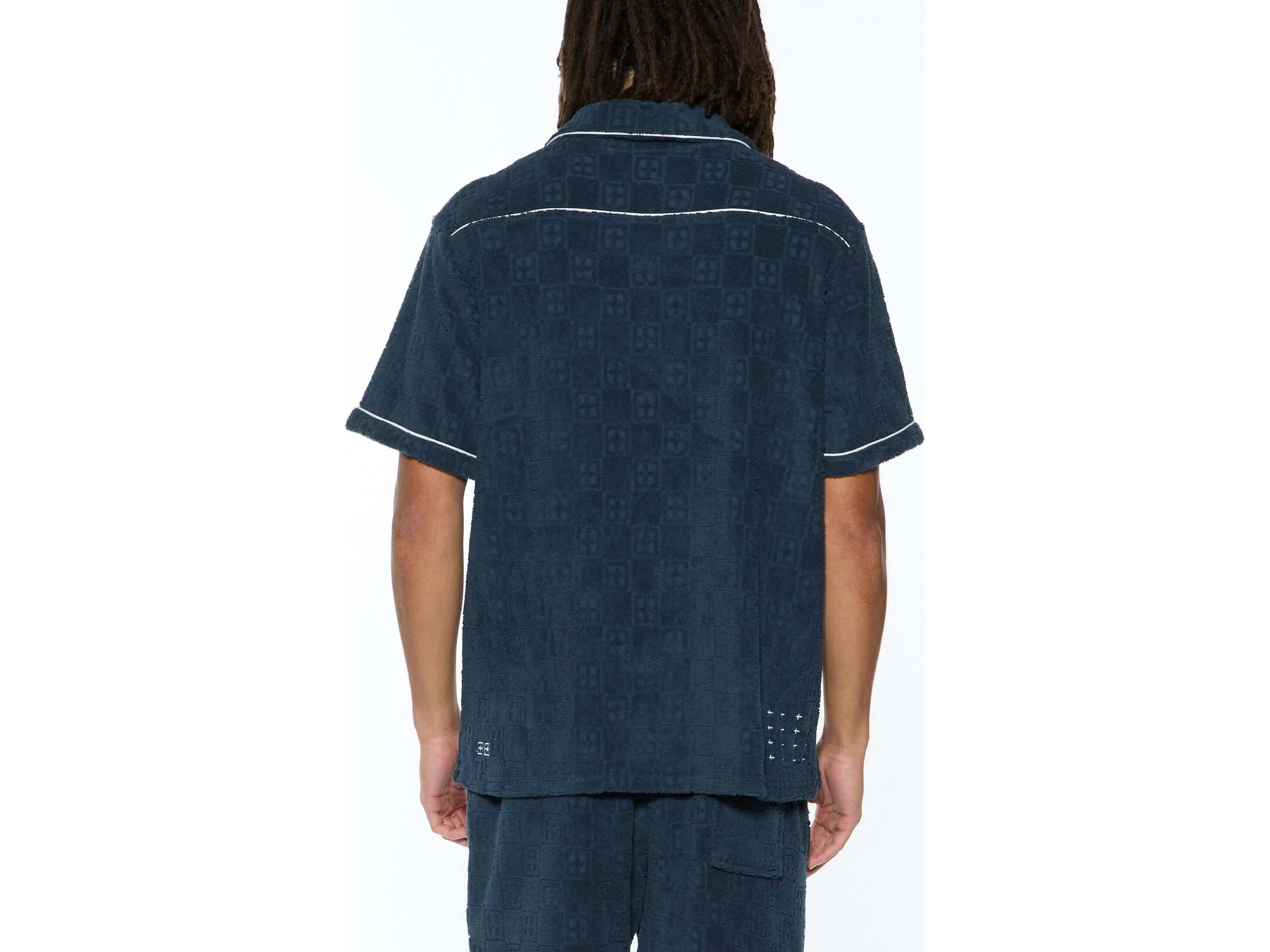 lounge ss resort shirt navy
