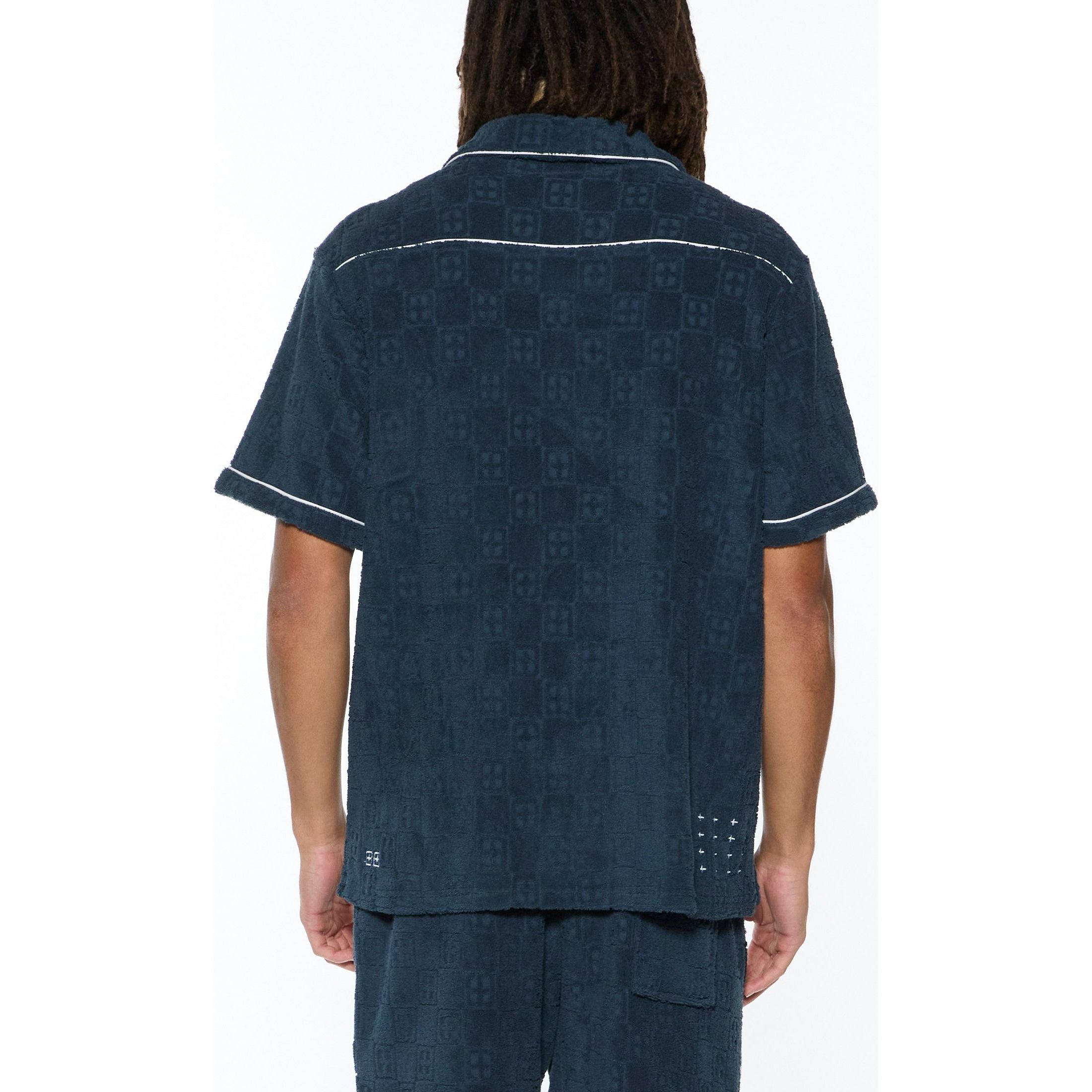 lounge ss resort shirt navy