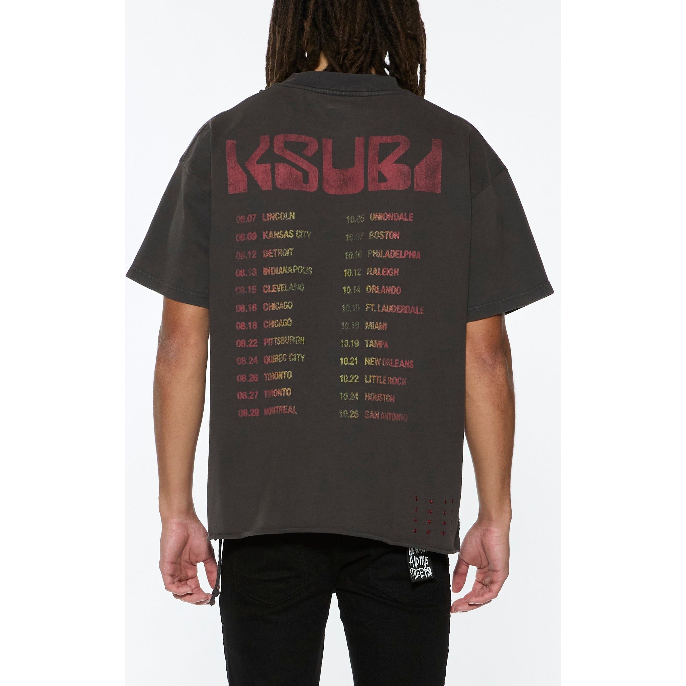 venom ekcess ss tee faded black