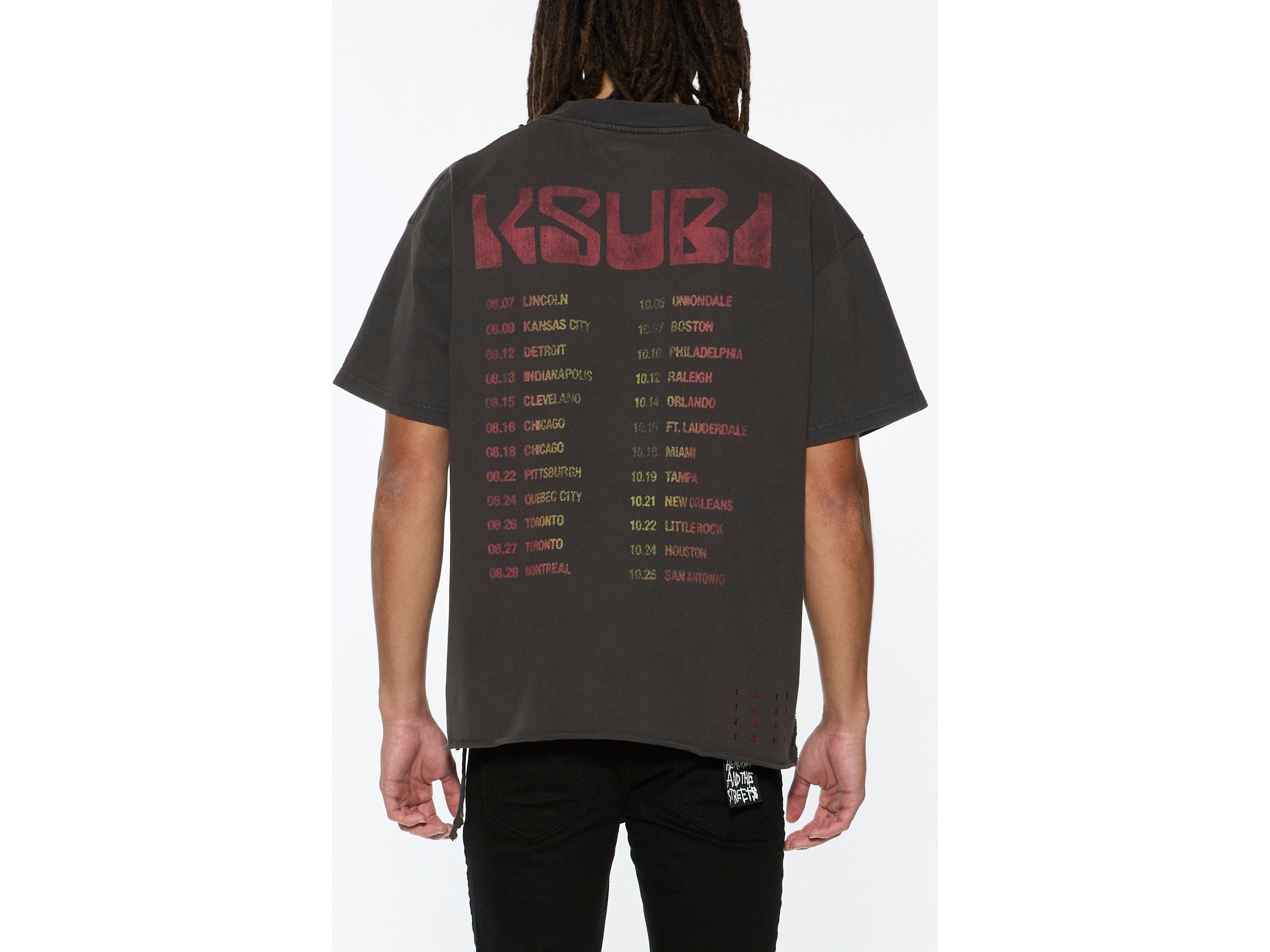 venom ekcess ss tee faded black