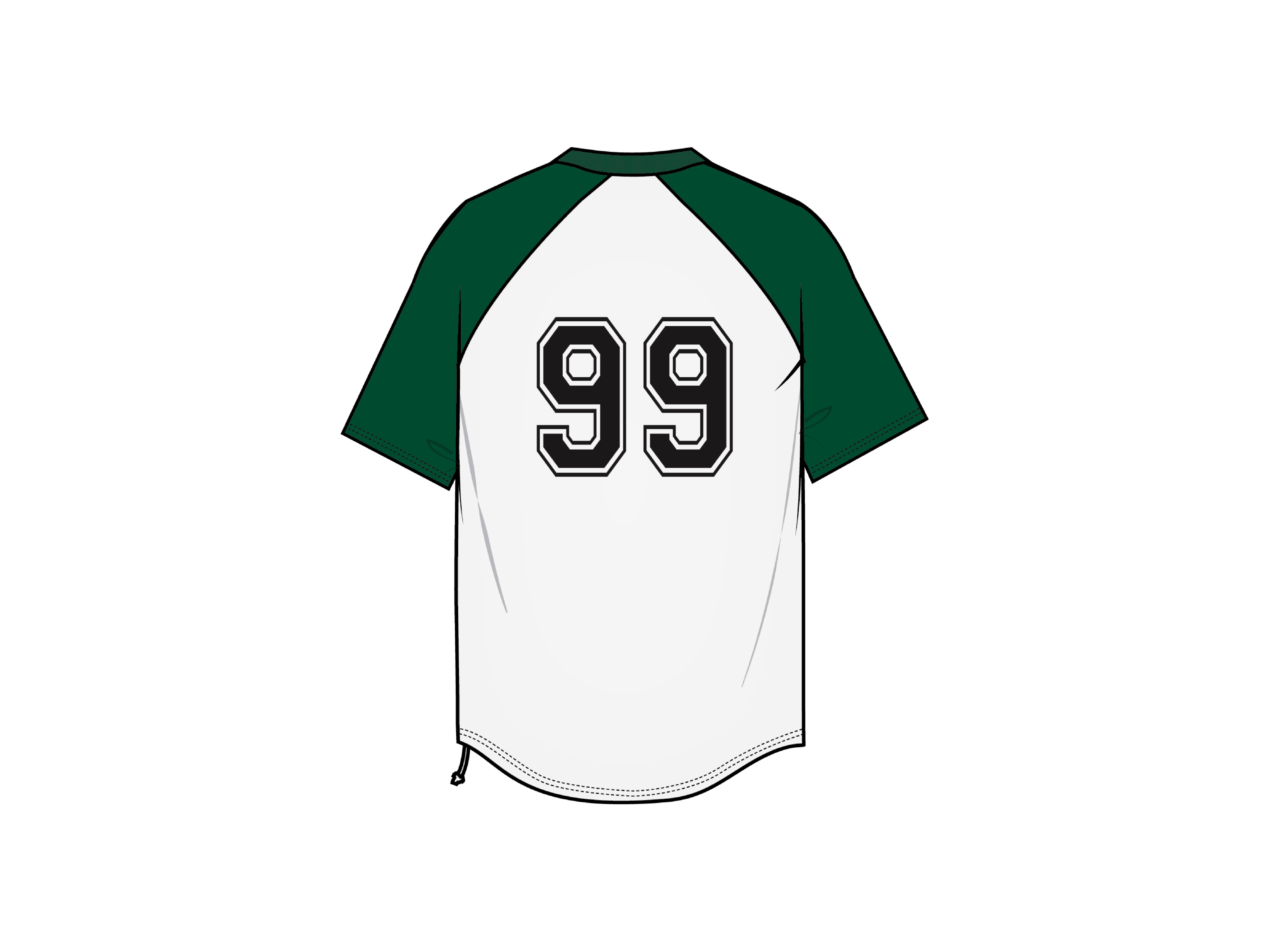 99 biggie raglan ss tee hash