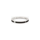 Alliance Songe in 18k gold with black lacquer and lab-grown diamonds from MYSTERYJOY's Game Illusion collection.