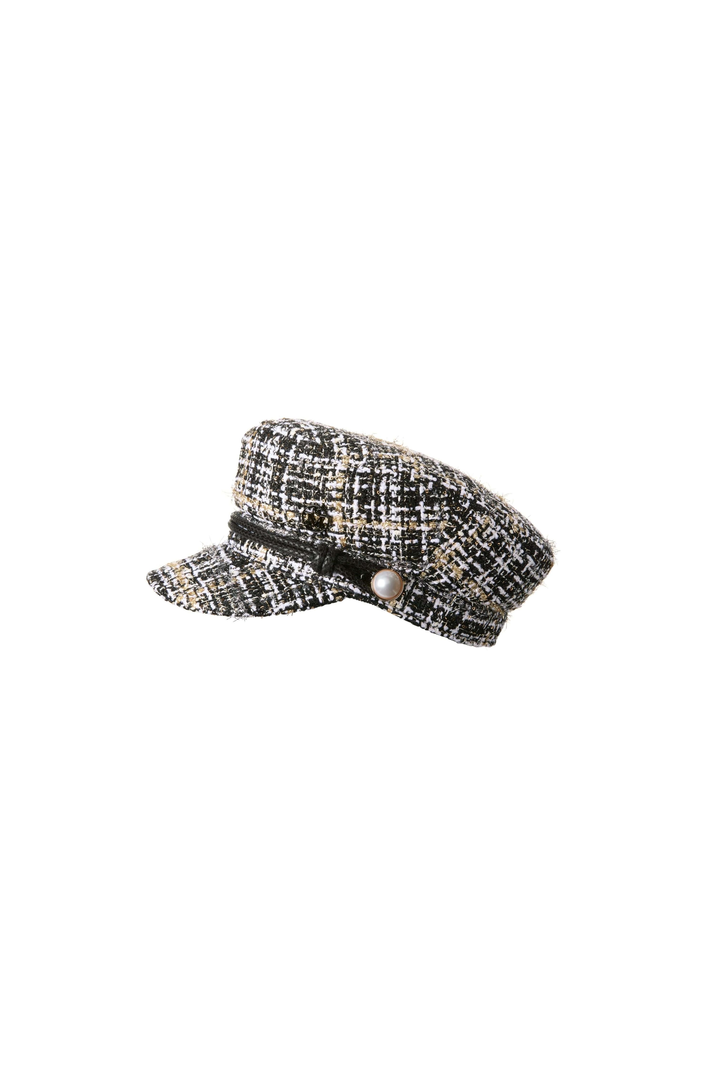 New Abby Hat stage Shiny Tweed