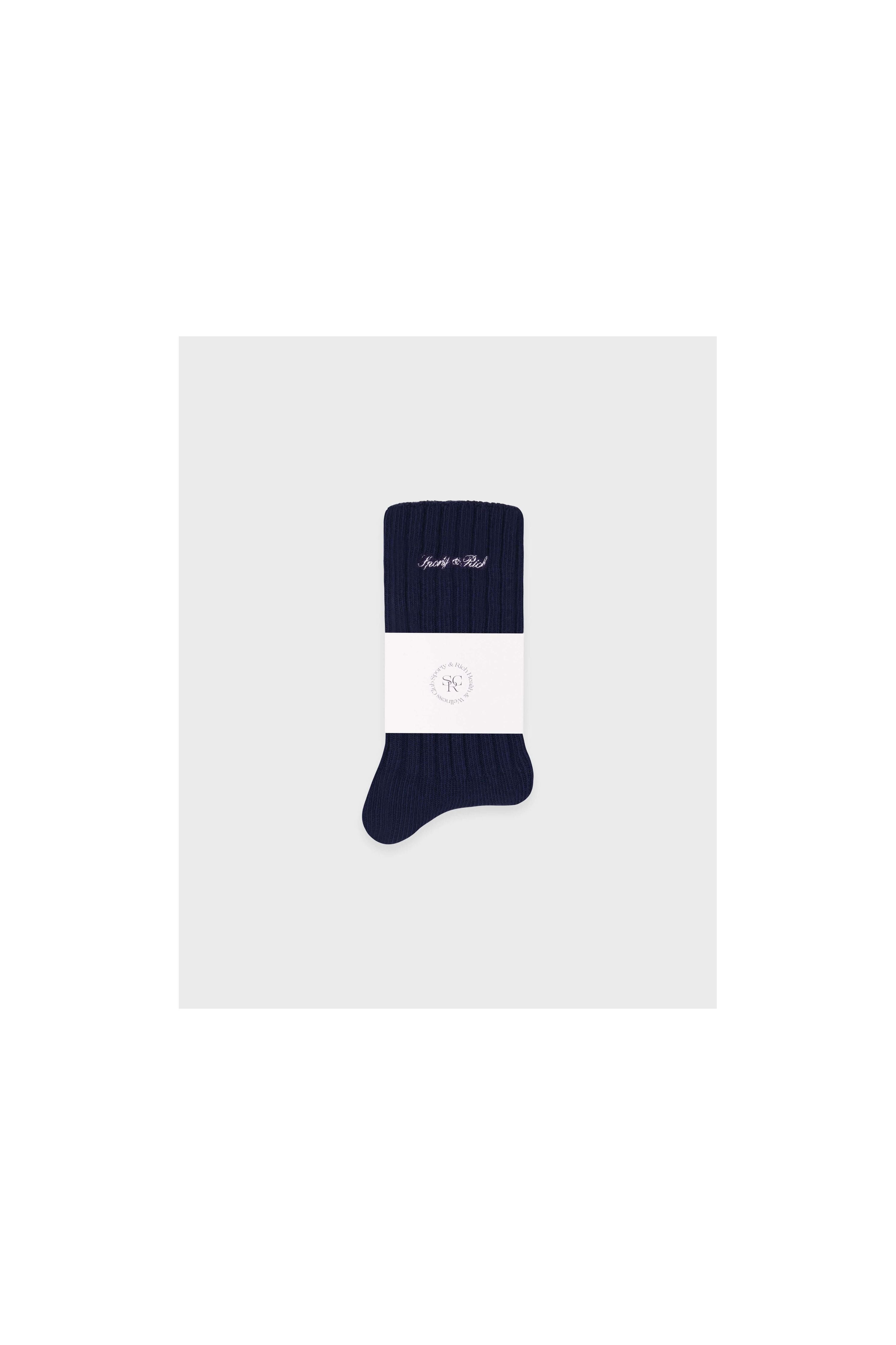 Signature Logo Rib Socks