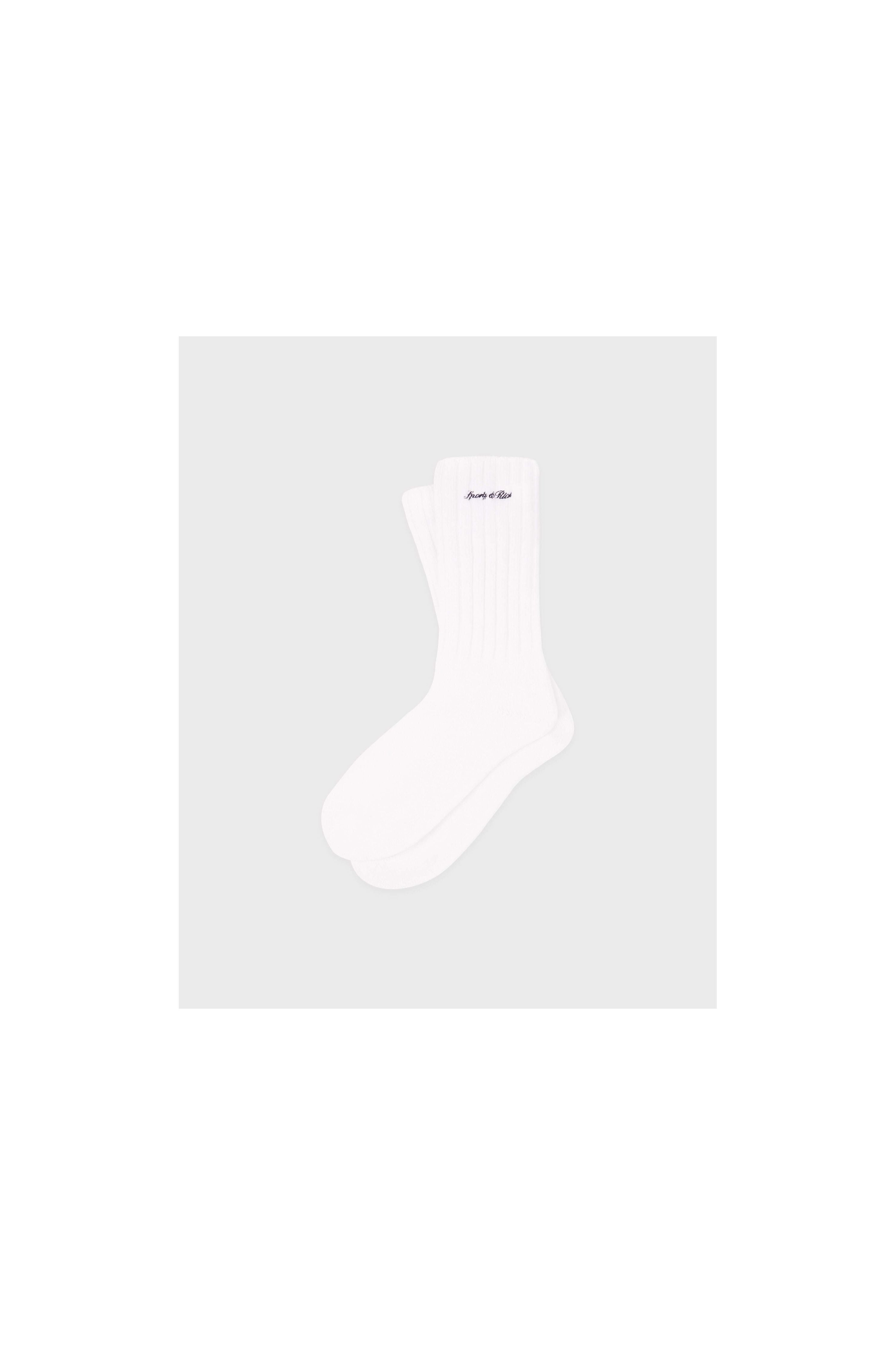 Signature Logo Rib Socks