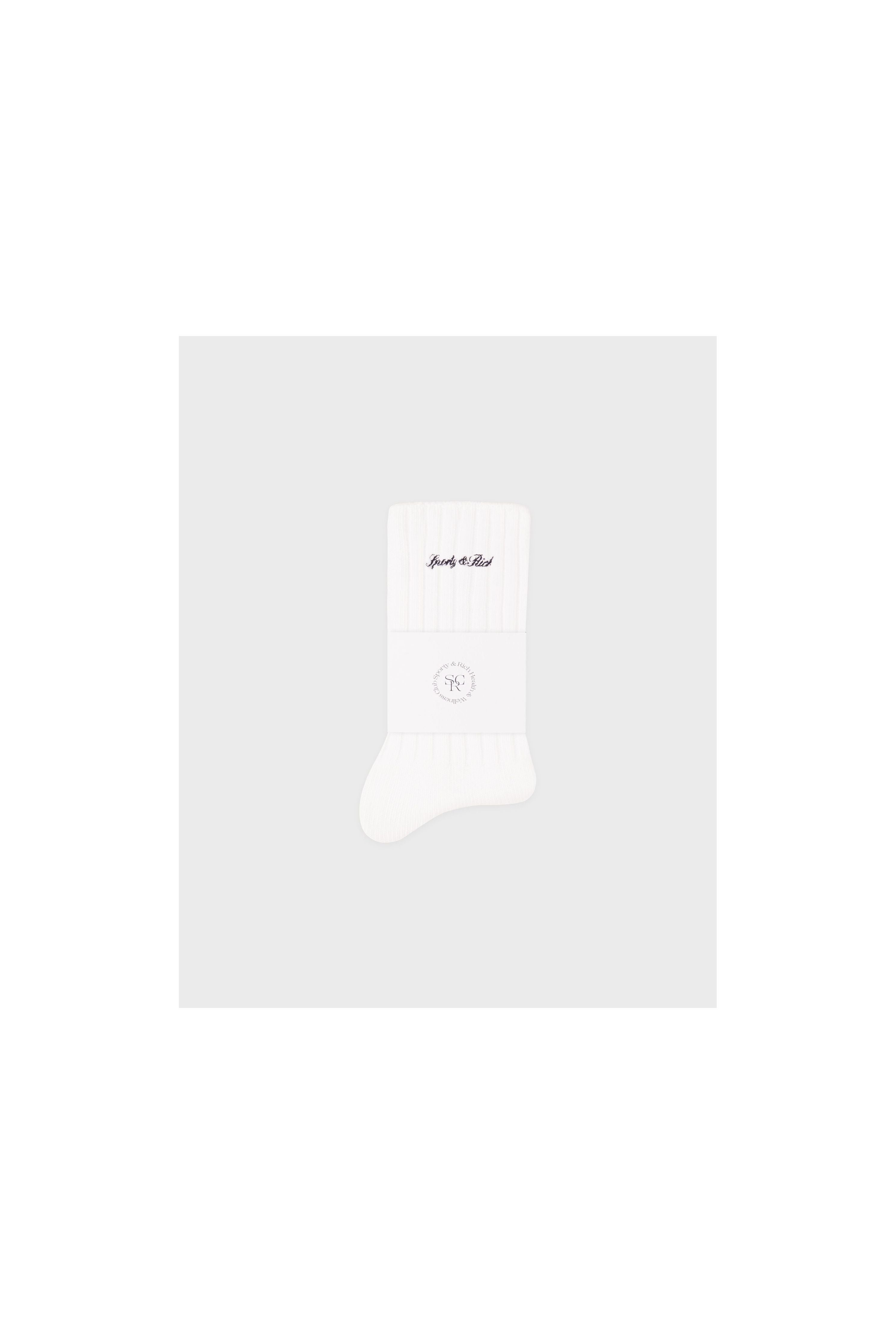 Signature Logo Rib Socks