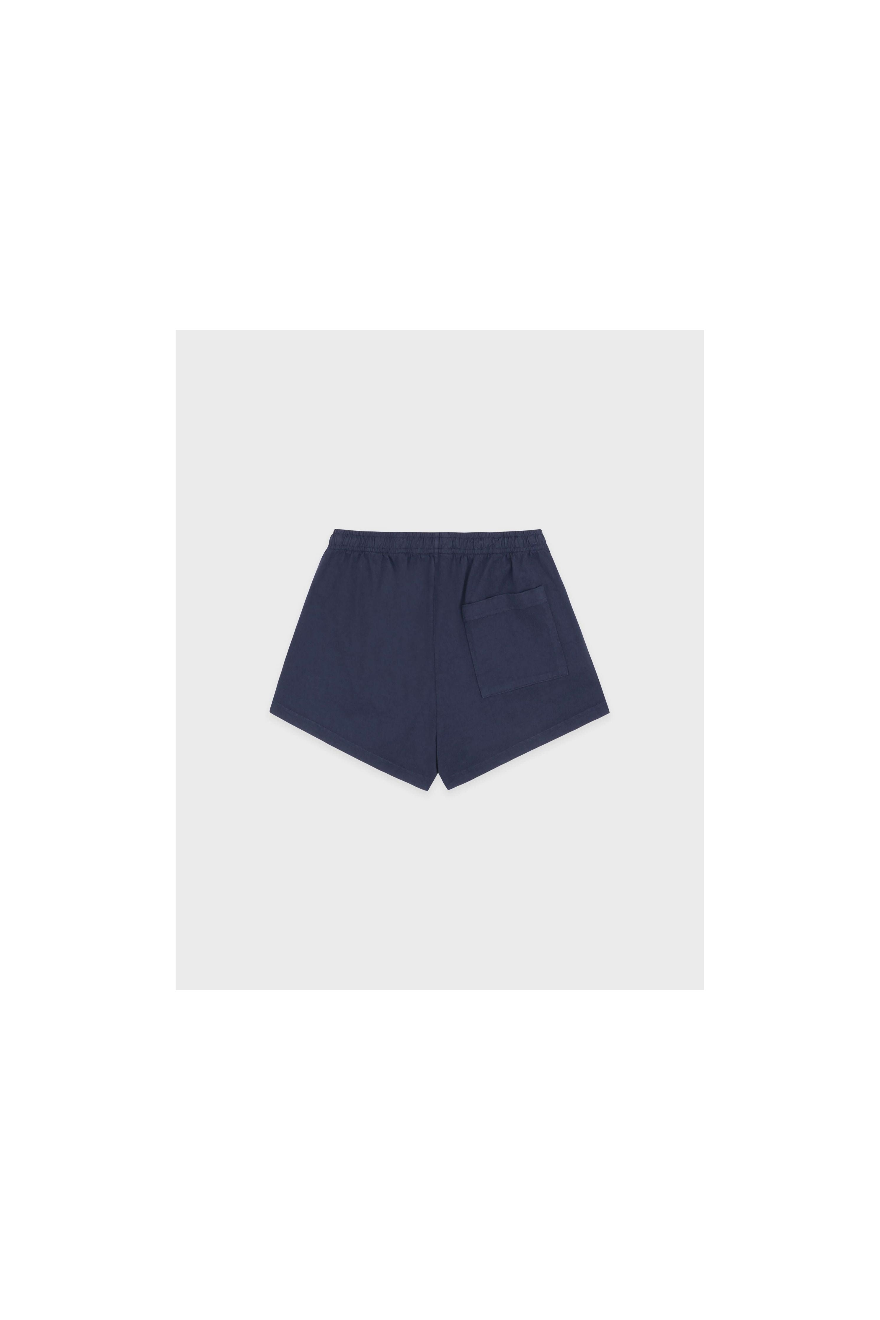 NY Crest Embroidered Disco Short