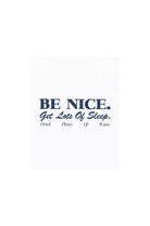 Be Nice Soft Ringer Tee