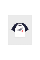 Dodgers Serif Baby Baseball Tee
