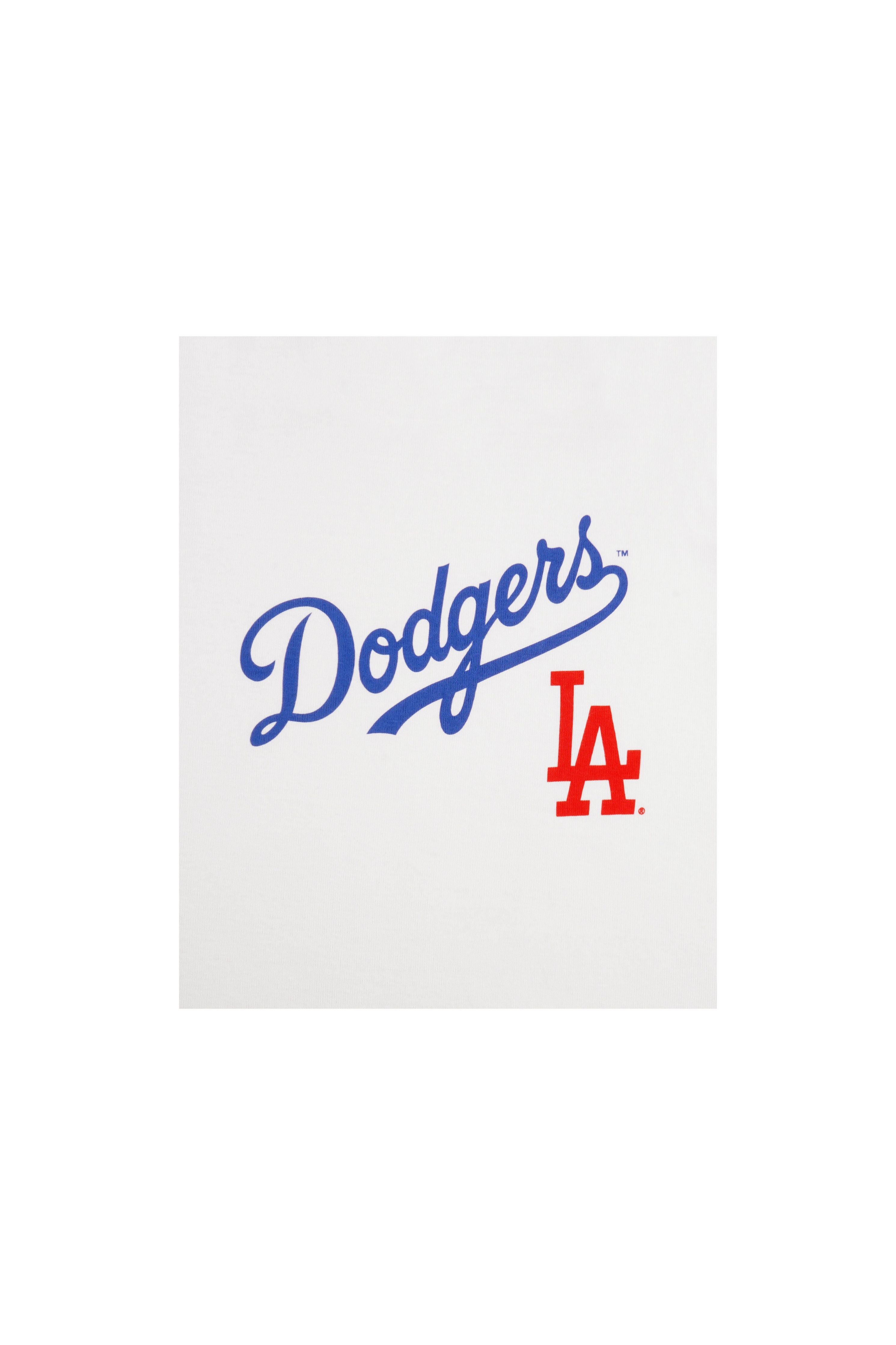 Dodgers Serif Baby Baseball Tee
