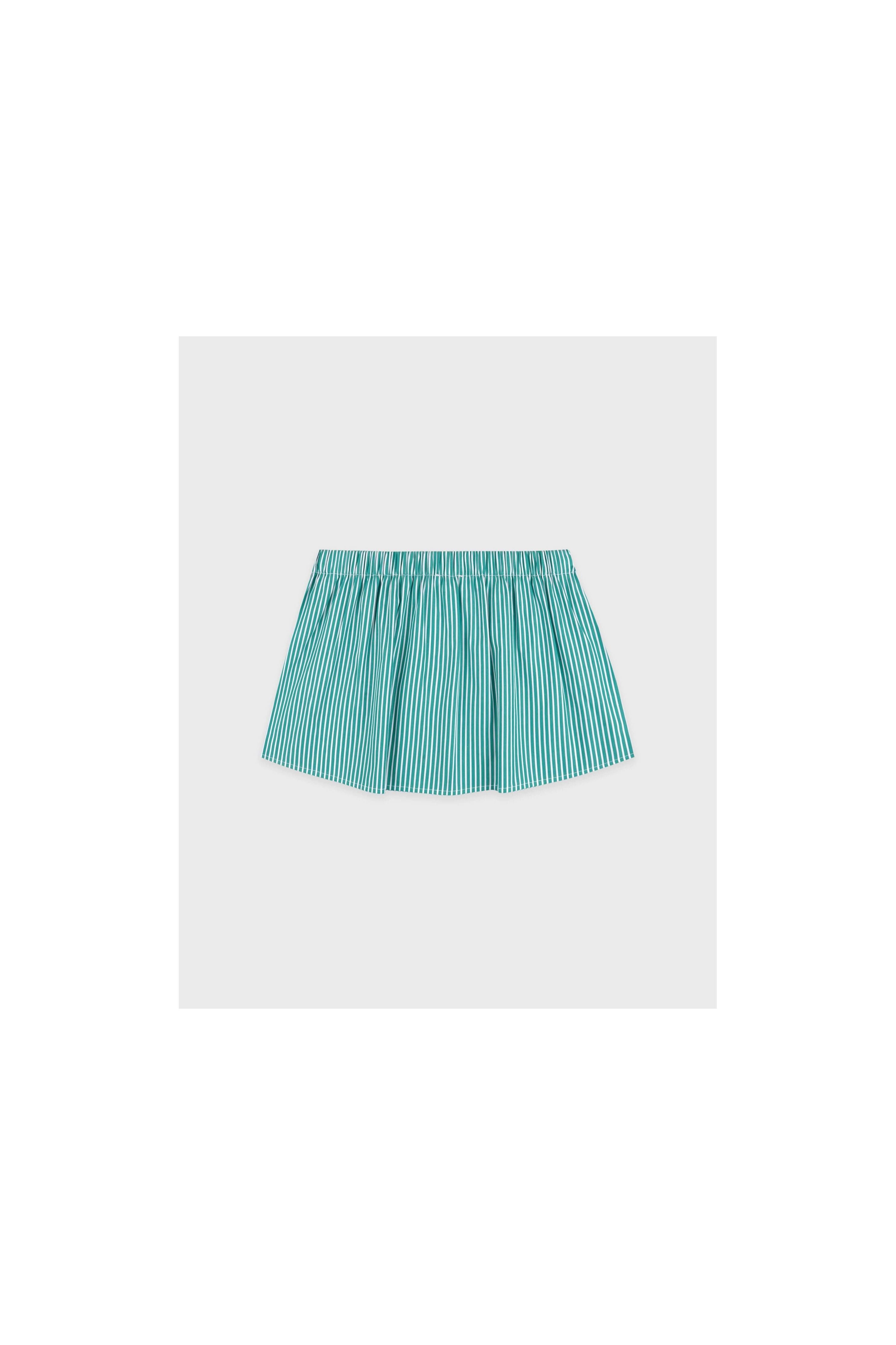 Signature Logo Poplin Skirt