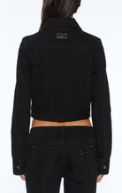 slim trucker jet black