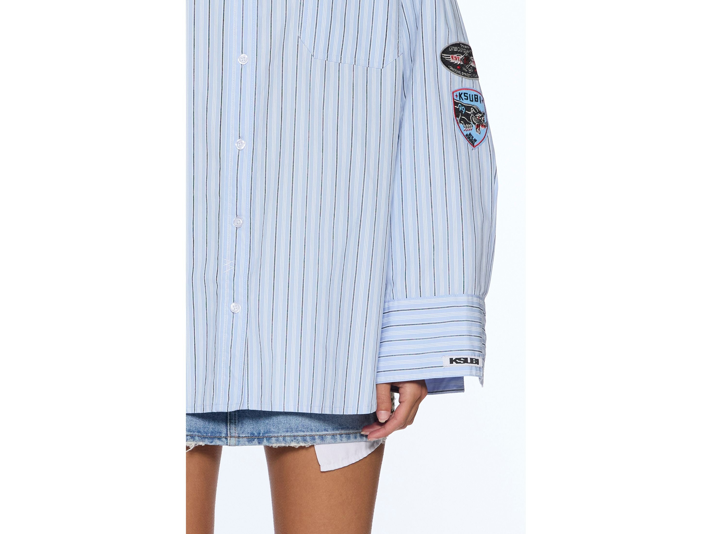 astra ls shirt blu stripe badg