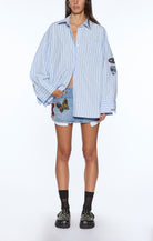 astra ls shirt blu stripe badg