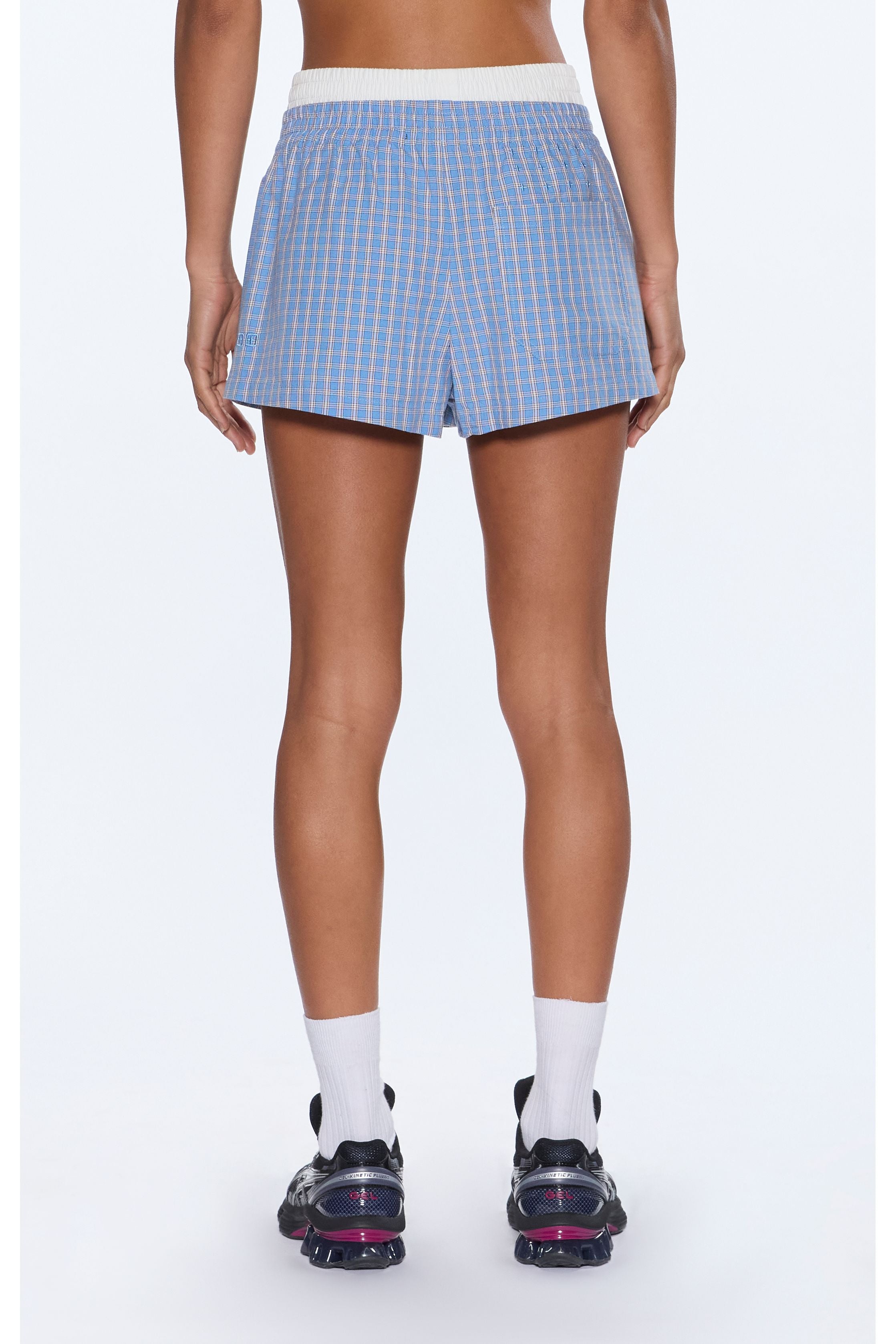boxer shorts blu check