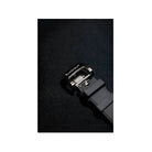 Close-up of a quick release mechanism on a durable rubber watch strap for XP1, blending style and functionality.