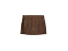 Suede Mini Skirt